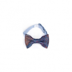 MUCHA JEDWABNA GOTOWA MULTICOLOR SILK. Niebieskie muchy męskie R3s men's accessories, z jedwabiu. Za 69,00 zł.