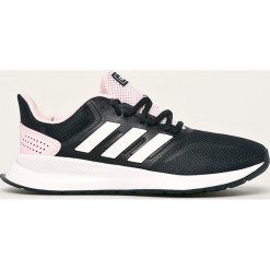 Adidas - Buty Runfalcon. Niebieskie buty sportowe damskie Adidas, bez wzorów, z gumy, sportowe. W wyprzedaży za 179,90 zł.