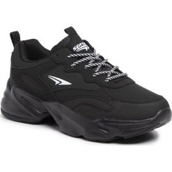 Sneakersy SPRANDI - WP40-8691Z Black. Czarne półbuty damskie Sprandi, na co dzień, bez wzorów, ze skóry ekologicznej, bez obcasa, na płaskiej podeszwie, bez zapięcia. Za 119,99 zł.