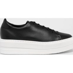 Tamaris - Buty. Czarne buty sportowe damskie Tamaris, bez wzorów, ze skóry, sportowe. W wyprzedaży za 219,90 zł.