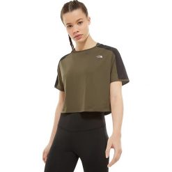 Koszulka The North Face Active Trail T94AOQ21L. Zielone koszulki damskie The North Face, xl, bez wzorów, bez kołnierzyka. Za 82,99 zł.