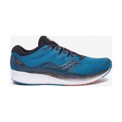 Saucony Ride ISO 2 Tenisówki Niebieski. Niebieskie trampki męskie Saucony, bez wzorów, z materiału, bez zapięcia. Za 636,95 zł.