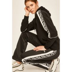 Fila - Bluza. Różowe bluzy damskie Fila, s, z aplikacjami, z bawełny, bez rękawów, z kapturem. Za 339,90 zł.