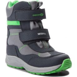 Śniegowce GEOX - J N.Alaska B.B Wpf E J847PE 050FU C0718 S Navy/Dark Grey. Szare śniegowce chłopięce Geox, bez zapięcia. W wyprzedaży za 229,00 zł.