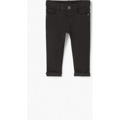 Mango Kids - Jeansy dziecięce Elena 80-98 cm. Szare jeansy dziewczęce marki Mango Kids, z bawełny. W wyprzedaży za 49,90 zł.