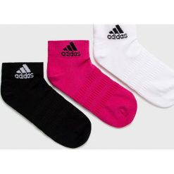 Adidas Performance - Skarpetki (3-pack). Białe skarpetki damskie adidas Performance, bez wzorów. Za 39,90 zł.
