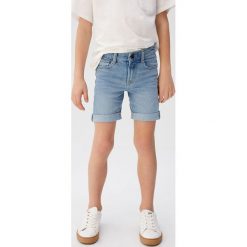 Mango Kids - Szorty dziecięce Johnc 110-164 cm. Szare spodenki chłopięce Mango Kids, bez wzorów, z elastanu, casualowe. Za 69,90 zł.