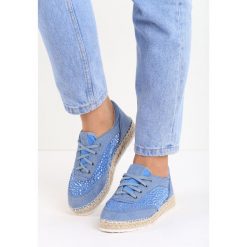 Espadryle damskie: Niebieskie Espadryle Helsy