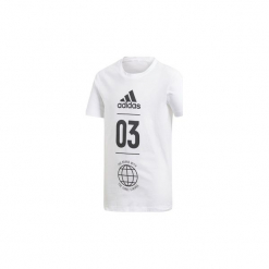T-shirty z krótkim rękawem Dziecko adidas Koszulka Sport ID. Białe t-shirty chłopięce z krótkim rękawem marki Adidas. Za 79,95 zł.