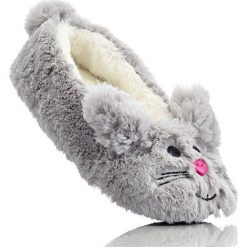 Kapcie "Zając" bonprix szary. Szare baleriny damskie marki bonprix. Za 24,99 zł.