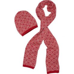 Cellbes Czapka + szalik czerwony biały female czerwony/biały One size. Czerwone szaliki damskie Cellbes, bez wzorów, z dzianiny. Za 139,00 zł.