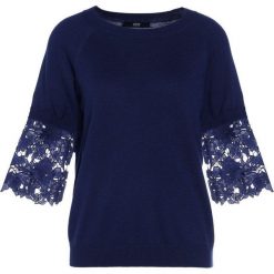 Swetry klasyczne damskie: Steffen Schraut SUMMER LACE Sweter navy