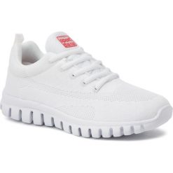 Sneakersy BIG STAR - DD274A125 White. Białe półbuty damskie BIG STAR, na co dzień, bez wzorów, z tworzywa sztucznego, retro, bez obcasa, bez zapięcia. W wyprzedaży za 129,00 zł.