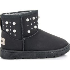 Buty zimowe damskie: Śniegowce z koralikami BAYLEE