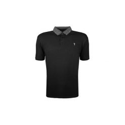 Koszulki polo z krótkim rękawem Trussardi 32T00142 1T002730 / Polo 3 Bottoni. Czarne koszulki męskie Trussardi, xxl, bez wzorów, polo, z krótkim rękawem, krótkie. Za 219,00 zł.