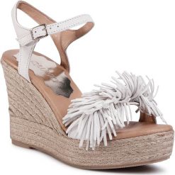 Espadryle QUAZI - QZ-56-04-000497 202. Szare espadryle damskie QUAZI, bez wzorów, ze skóry, bez obcasa, na obcasie. Za 359,00 zł.