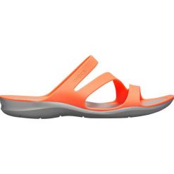 Crocs Sandały damskie Swiftwater Sandal Paradise Jasne Coral / LightGrey 203998-6PK (rozmiar 36-37). Kapcie damskie Crocs, bez wzorów, bez obcasa, bez zapięcia. W wyprzedaży za 116,00 zł.