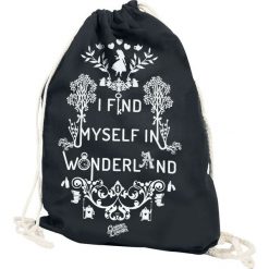 Torebki klasyczne damskie: Alicja w Krainie Czarów I Find Myself In Wonderland Torba treningowa czarny
