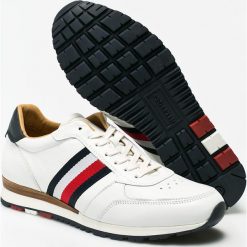 Tommy Hilfiger - Buty. Białe buty sportowe damskie marki TOMMY HILFIGER, ze skóry. W wyprzedaży za 439,90 zł.