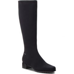 Kozaki HÖGL - GORE-TEX 6-103856 Black 0100. Czarne kozaki damskie HÖGL, z gore-texu, przed kolano, na wysokim obcasie, na obcasie. Za 699,00 zł.