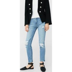 Mango - Jeansy. Szare jeansy damskie marki Mango, z elastanu. W wyprzedaży za 69,90 zł.