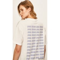 Local Heroes - T-shirt. Białe topy damskie LOCAL HEROES, s, z nadrukiem, z bawełny, z okrągłym kołnierzem. Za 149,90 zł.