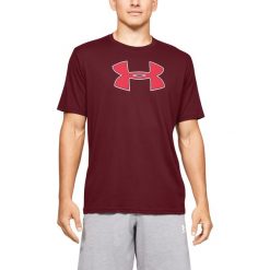 Under Armour Koszulka Czerwony. Czerwone podkoszulki męskie Under Armour, xxl, z nadrukiem, z bawełny, z krótkim rękawem. Za 119,95 zł.