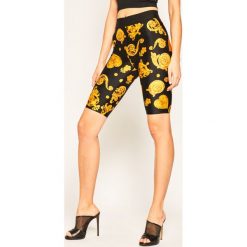 Legginsy Versace Jeans Couture D5HVB164. Czarne spodnie damskie Versace Jeans Couture, z elastanu. Za 549,00 zł.