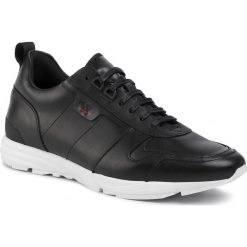 Sneakersy HUGO - Hybrid 50421080 10214384 01 Black 001. Czarne sneakersy męskie HUGO, na co dzień, bez wzorów, ze skóry, klasyczne, bez zapięcia. Za 999,00 zł.