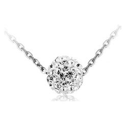 Naszyjniki damskie: Naszyjnik z kryształkami Swarovski – dł. 42 cm