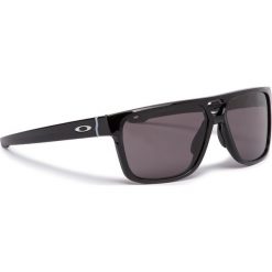 Okulary przeciwsłoneczne OAKLEY - Crossrange Patch OO9382-0160 Polished Black/Warm Grey. Czarne okulary przeciwsłoneczne męskie marki Oakley, z tworzywa sztucznego. W wyprzedaży za 509,00 zł.
