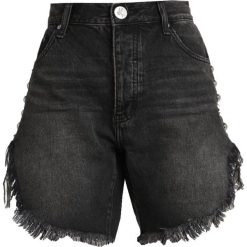 One Teaspoon FRANKIES Szorty jeansowe black denim. Czarne jeansy damskie marki One Teaspoon, bez wzorów, z bawełny. Za 459,00 zł.