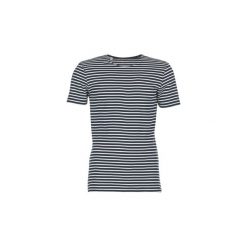 T-shirty z krótkim rękawem Selected SHHBRET. Niebieskie t-shirty męskie Selected, xl, bez wzorów, bez kołnierzyka, krótkie. Za 87,20 zł.