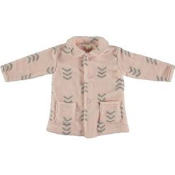 Kurtka polarowa "Be Brave" w kolorze jasnoróżowym. Różowe bluzy niemowlęce Cotton Fish, bez wzorów, z polaru, bez kaptura. W wyprzedaży za 49,95 zł.
