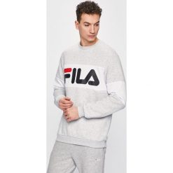 Fila - Bluza. Szare bluzy męskie Fila, s, z nadrukiem, z bawełny, z okrągłym kołnierzem, bez rękawów, bez kaptura. W wyprzedaży za 249,90 zł.