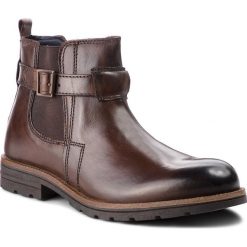 Kozaki CANGURO - A189-401 Testa Moro. Brązowe buty zimowe męskie marki Canguro, z materiału. W wyprzedaży za 209,00 zł.
