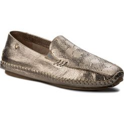 Półbuty PIKOLINOS - 578-3685CL Stone. Żółte półbuty damskie Pikolinos, na co dzień, bez wzorów, ze skóry, bez obcasa, na płaskiej podeszwie, bez zapięcia. W wyprzedaży za 259,00 zł.