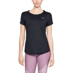 Under Armour Koszulka Czarny. Czarne koszulki damskie Under Armour, xs, bez wzorów, z elastanu, bez kołnierzyka, z krótkim rękawem. Za 171,95 zł.