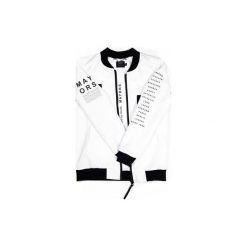 BOMBER MAYORS WHITE. Białe bomberki damskie marki MAJORS, xl, z nadrukiem. Za 310,00 zł.