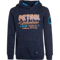 Petrol Industries HOODED Bluza z kapturem dark turquoise. Niebieskie bluzy chłopięce marki Petrol Industries, z bawełny, z kapturem. Za 169,00 zł.