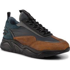 Sneakersy NOBRAND - Vapour 14566 Tan. Szare sneakersy męskie Nobrand, na co dzień, bez wzorów, ze skóry, eleganckie, bez zapięcia. W wyprzedaży za 479,00 zł.