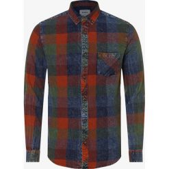 Redefined Rebel - Koszula męska – Blake, niebieski. Niebieskie koszule męskie Redefined Rebel, xxl, w kratkę, z jeansu, bez kołnierzyka, bez rękawów. Za 179,95 zł.