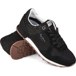 Sneakersy Pepe Jeans Verona W Flash. Czarne sneakersy damskie Pepe Jeans, z jeansu. Za 199,00 zł.