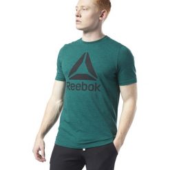 Reebok Essentials Koszulka Zielony. Zielone podkoszulki męskie Reebok, s, z haftami, z bawełny. Za 119,95 zł.