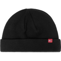 Czapka Tommy Jeans Tjm Flag Short Beanie AM0AM05194. Czarne czapki męskie Tommy Jeans, bez wzorów, z jeansu. W wyprzedaży za 99,00 zł.