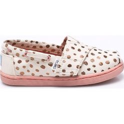 Toms - Tenisówki dziecięce. Szare trampki dziewczęce marki Toms, z gumy. Za 149,90 zł.