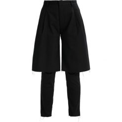Ksenia Schnaider DEMI PANTS Spodnie materiałowe black. Czarne spodnie damskie Ksenia Schnaider, l, bez wzorów, z bawełny. W wyprzedaży za 356,70 zł.