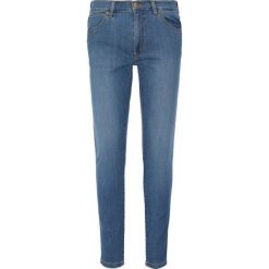 Jeansy Slim Fit Wrangler Larston W18SQ1156. Niebieskie jeansy męskie Wrangler, m, bez wzorów, z elastanu. Za 319,00 zł.