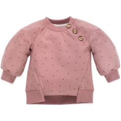 Pinokio Dziewczęca Bluza Petit Lou 98 Różowy. Różowe bluzy niemowlęce Pinokio, bez wzorów, z bawełny, eleganckie, bez rękawów, bez kaptura. Za 61,00 zł.