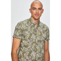 Blend - Koszula. Zielone koszule męskie Blend, s, w kwiaty, z bawełny, casualowe, button down, z krótkim rękawem. W wyprzedaży za 69,90 zł.